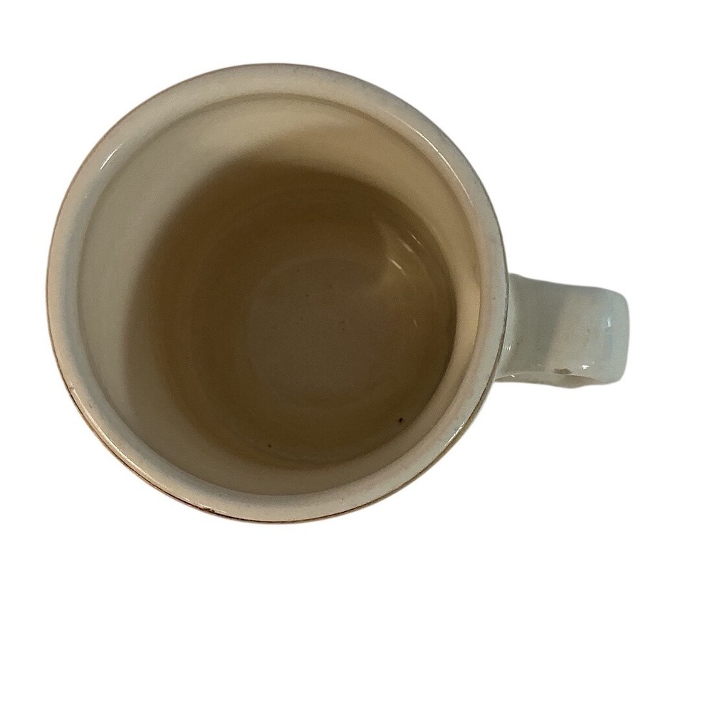 Vintage W.C. Bunting Co Armed Forces‎ Staff College Ceramic Coffee Mug Gold Rim - Picture 3 of 5